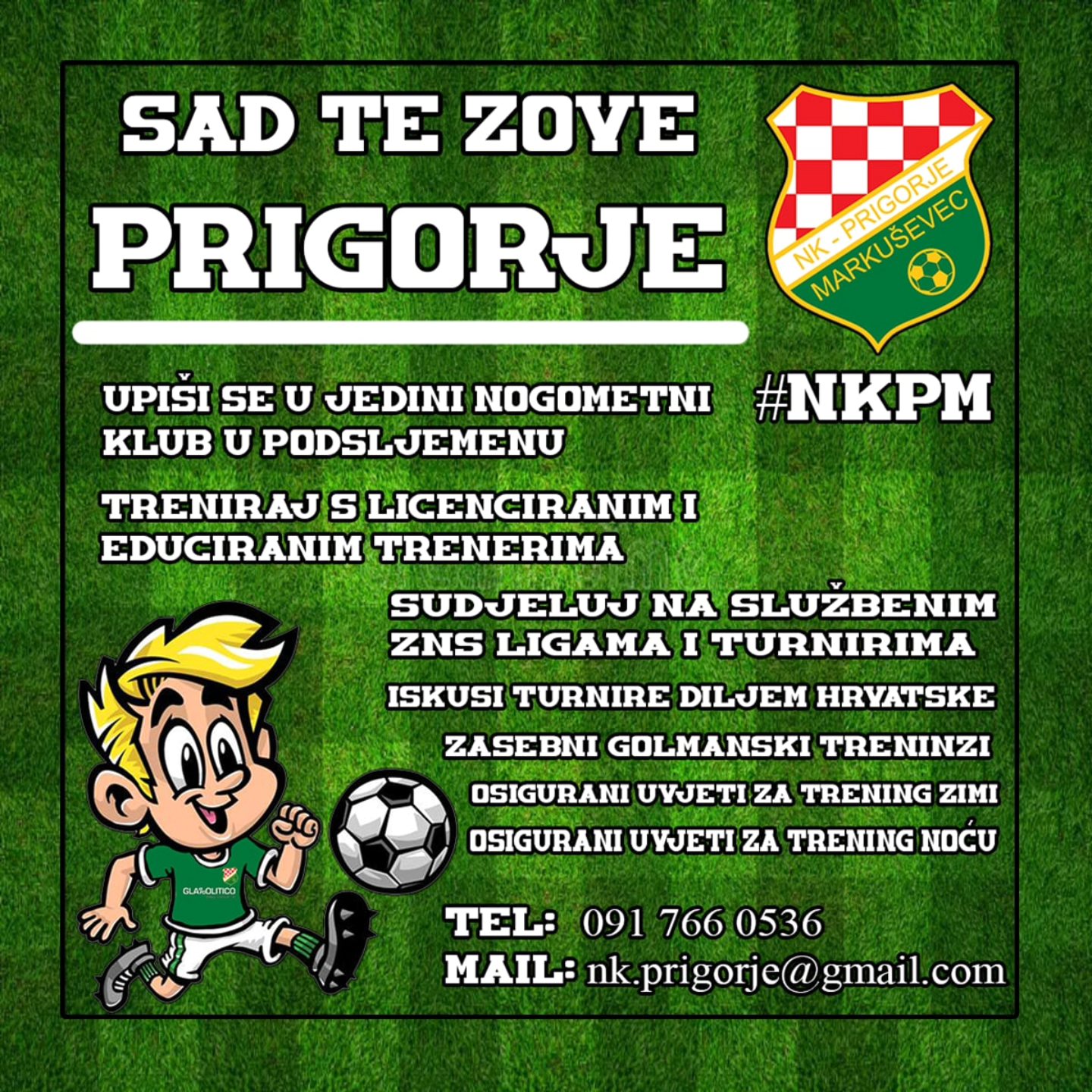Upisi u školu nogometa mogući tijekom cijele godine!